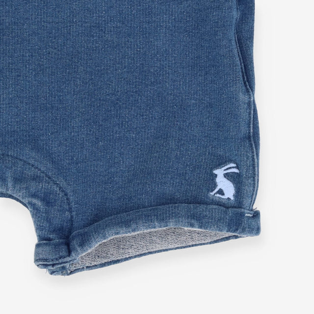 Dungarees shortie denim jersey