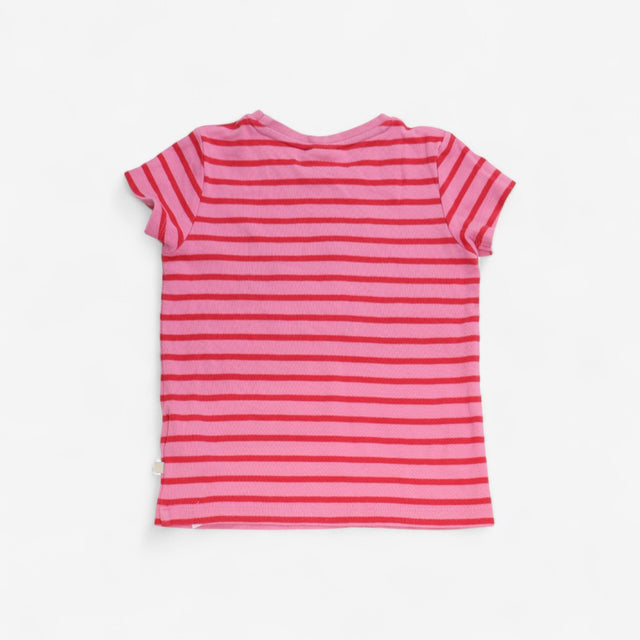 T-shirt Pink stripe unicorn