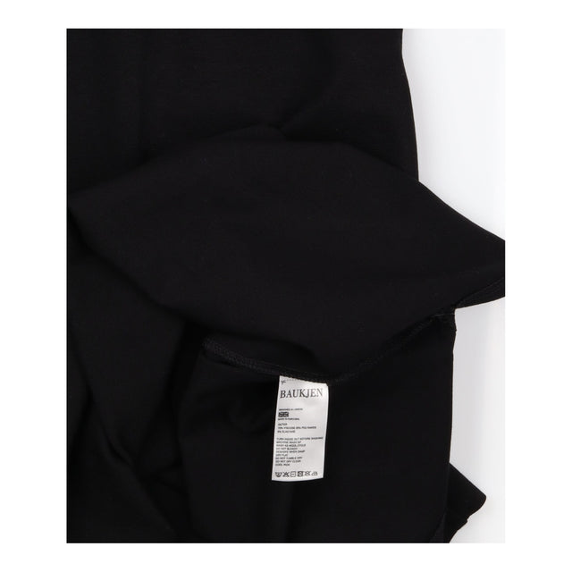 Dress Black Sleeveless Round Neck Stretch Ponte Sh