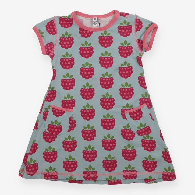 Dress short sleeved grape