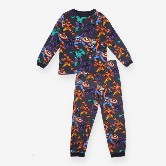 Pyjamas Long Sleeve Black Avengers