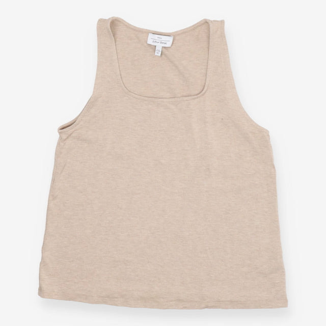 Yoga Vest top Oatmeal Modal and Elastane