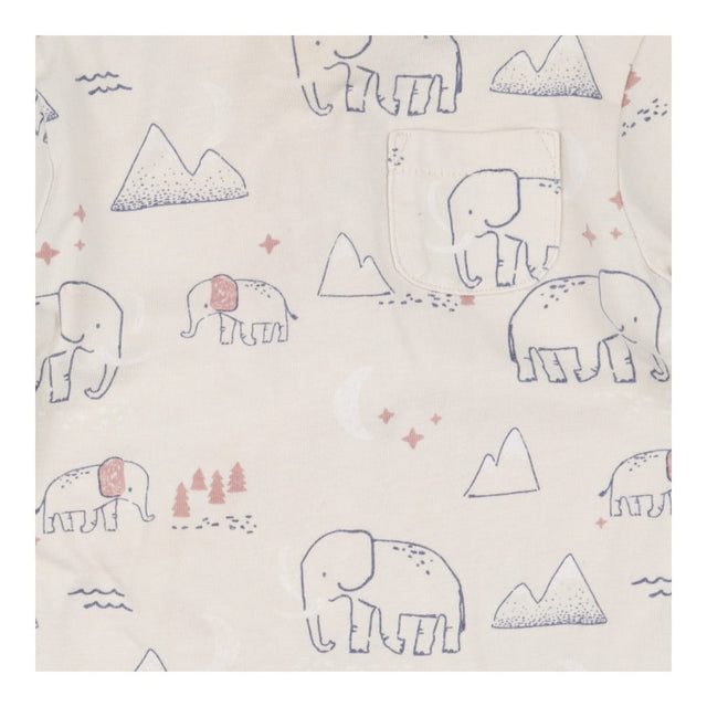 Tunic cream frill mammoths and mountains