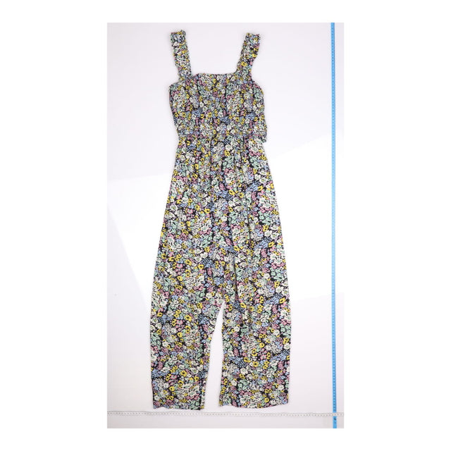 Floral Print Wide Leg Maternity Jumpsuit Sleeveles