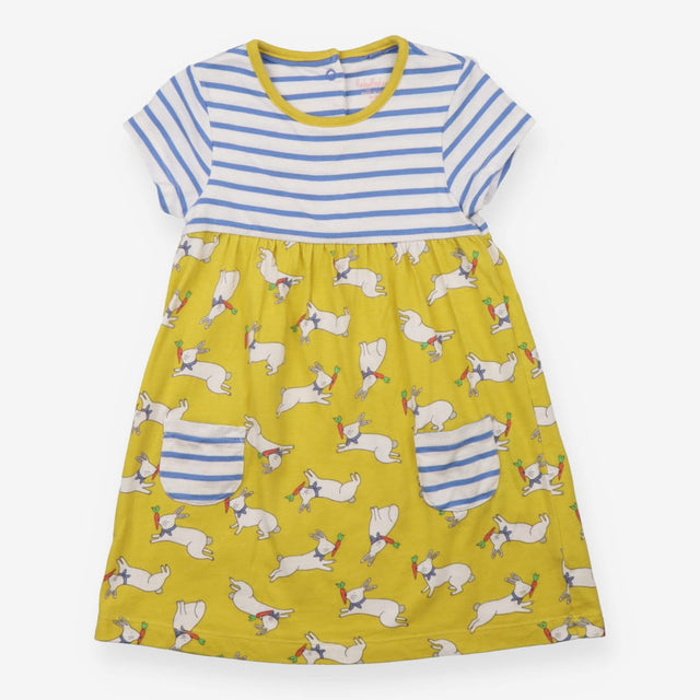 Yellow and Striped Bunnies Dress