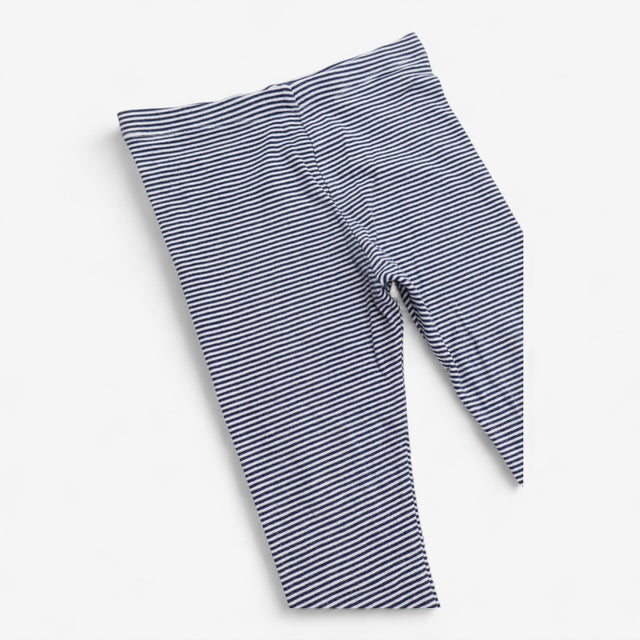 leggings jersey navy and white striped