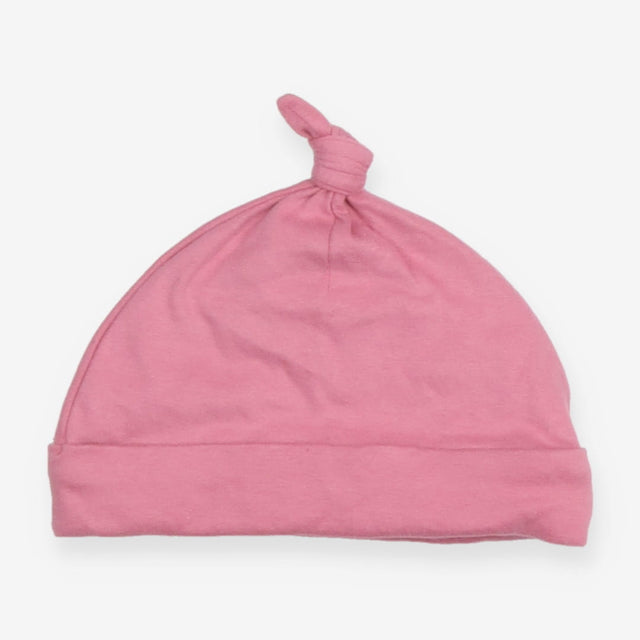 Rose baby hat with knot