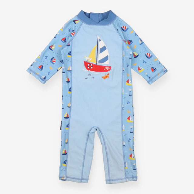 Sunsuit light blue sailing seagull