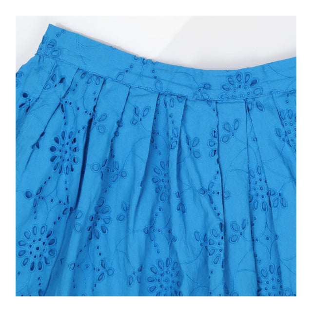 Skirt Blue Broderie Anglaise