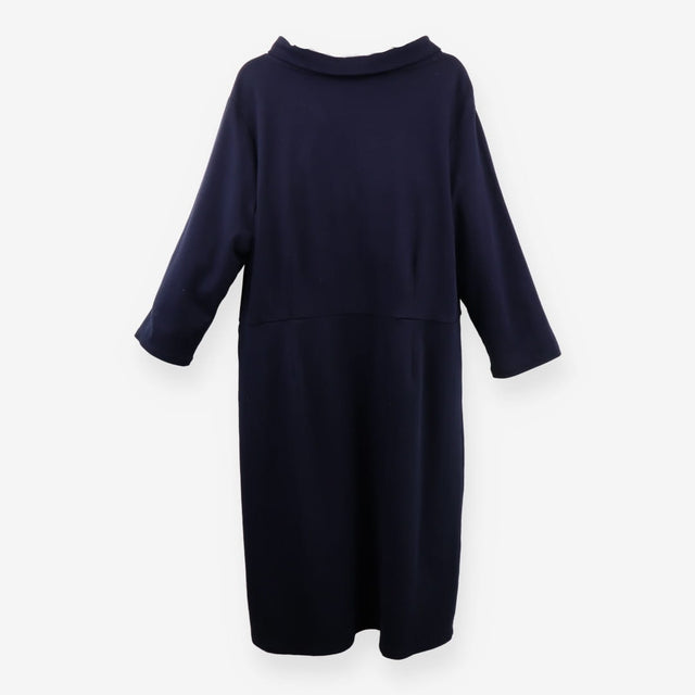 Seasalt Cornwall Navy Cotton Jersey Roll Neck 3/4