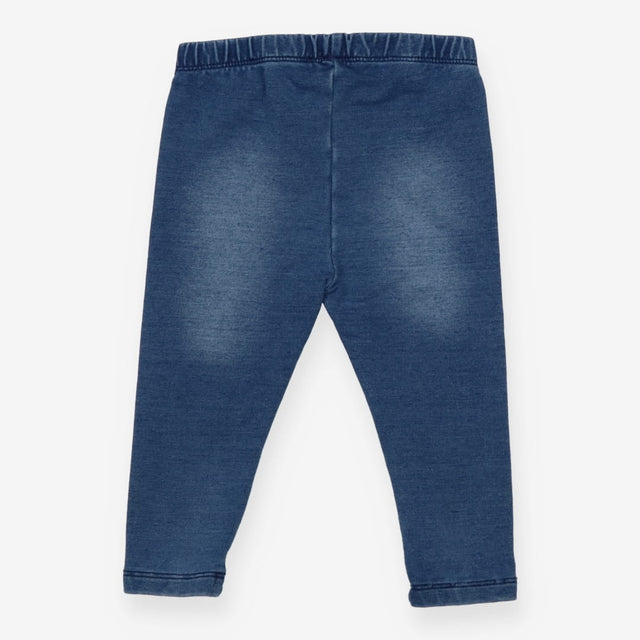 Jeggings Light Denim with Pink Logo