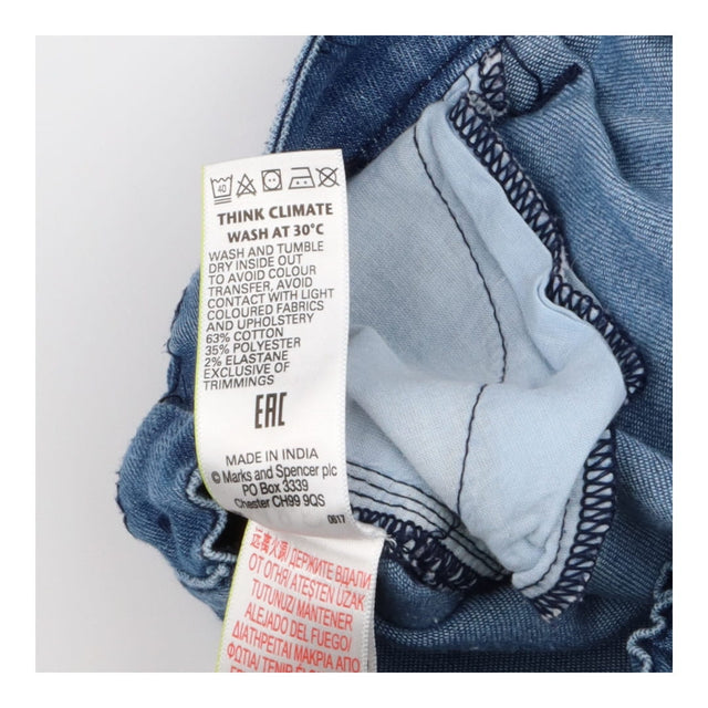 Shorts Blue Denim Pull On