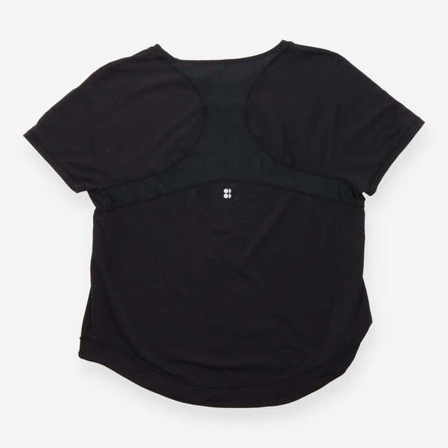 Black Short-Sleeve Performance Workout T-Shirt