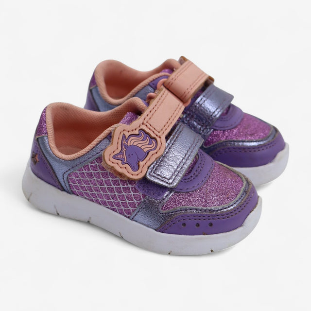 Trainers Purple Glittered Unicorn