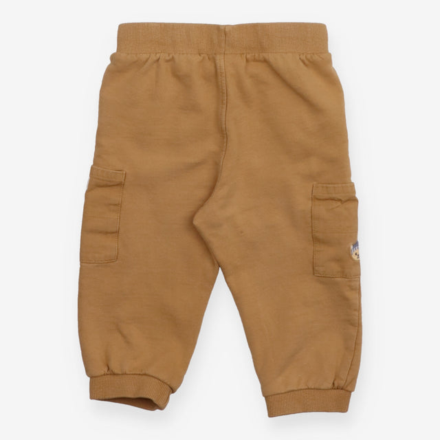 Jogger Light Brown with pockets and White Strings