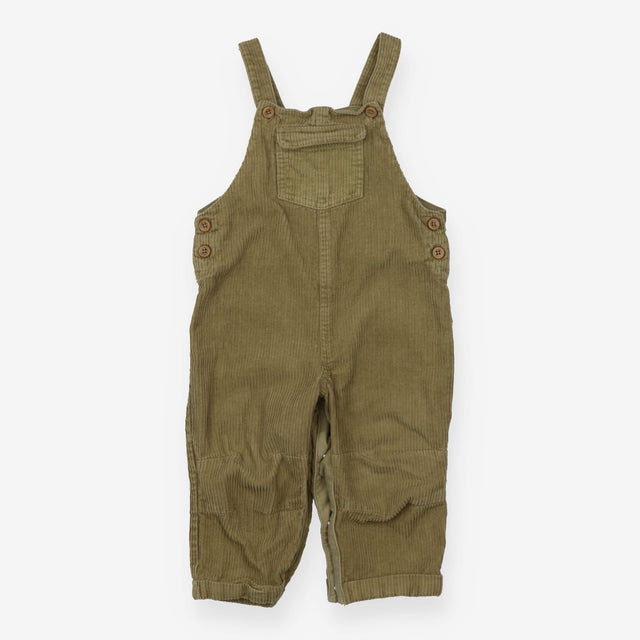 Dungaree cord green ribbed