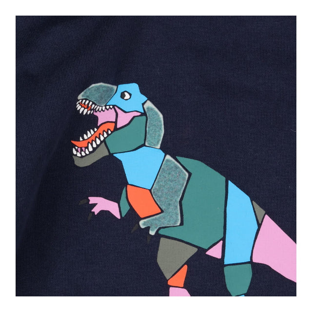 Sweatshirt Navy with Multicoloured Dino