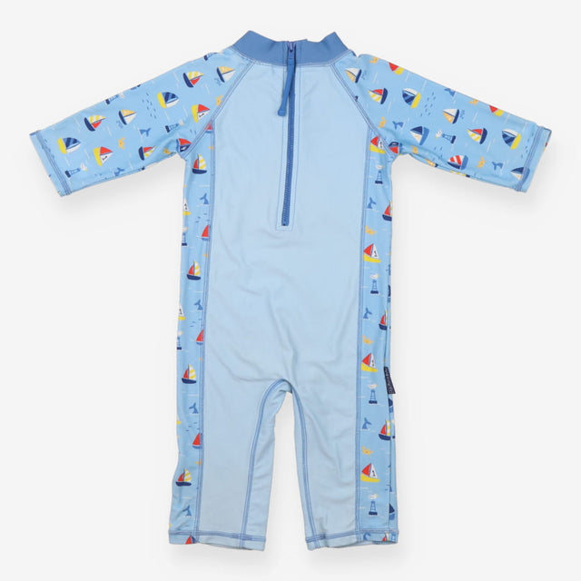 Sunsuit light blue sailing seagull