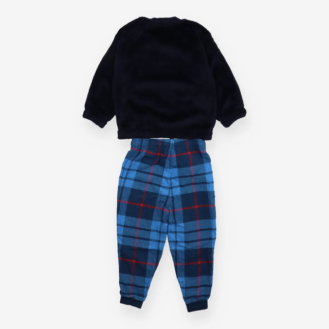 Pyjamas Paddington top navy fleece and bottom blue