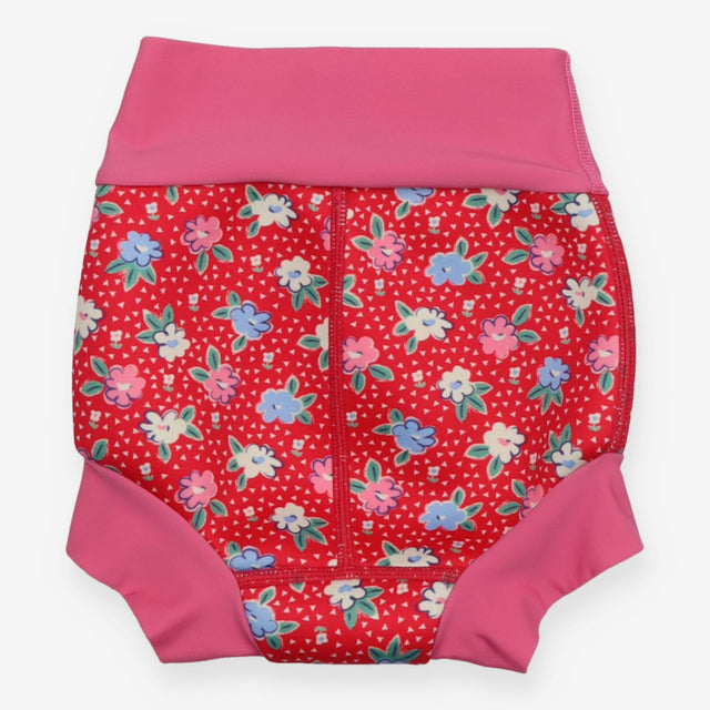 Happy Nappy Pink with Flowers