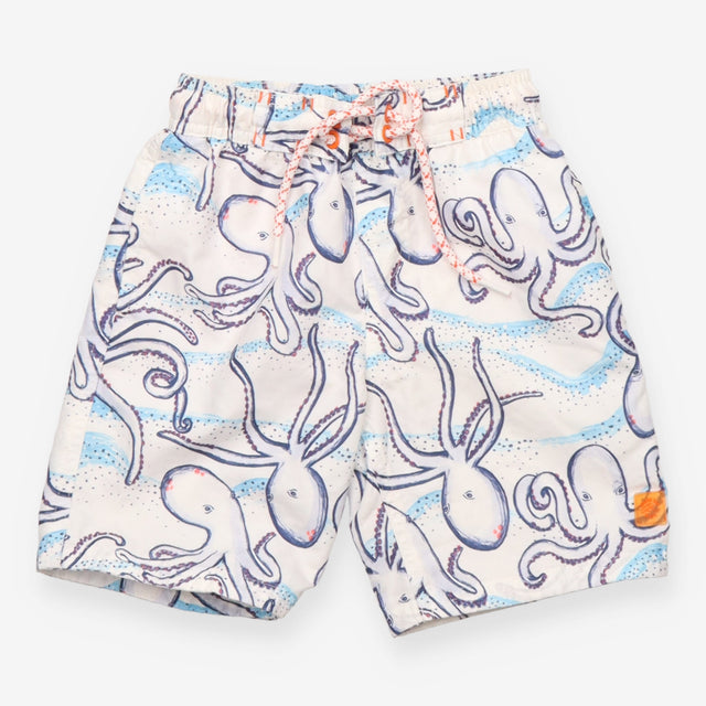 White Octopus Swim Shorts