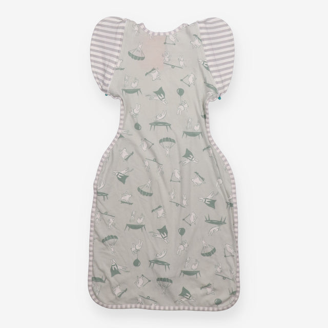 Green Parachuting Bunnies Swaddle Sleeping Bag