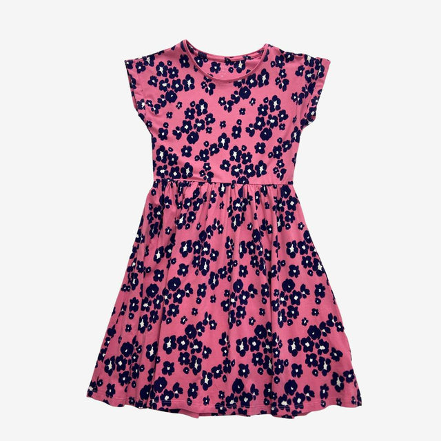 Pink and Purple short sleeve Jersey Dress