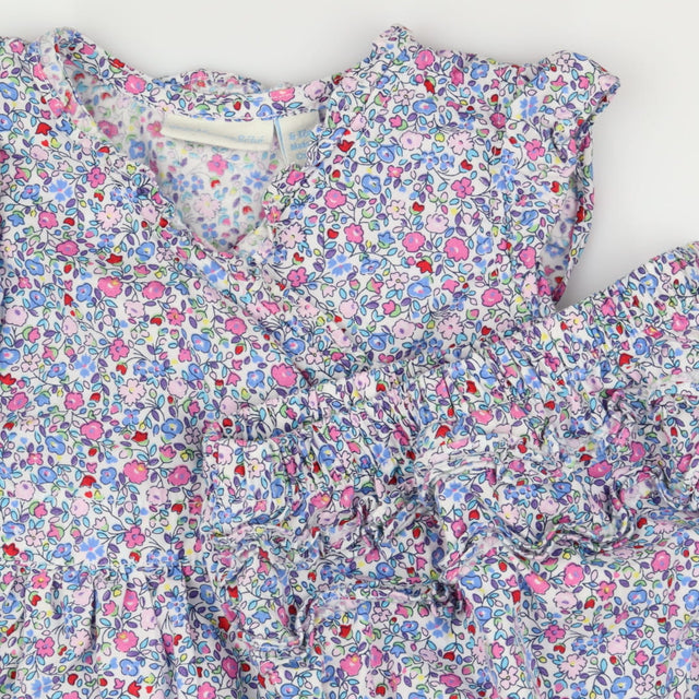 Dress Short Sleeve Ditsy Floral cross over pants