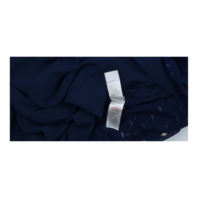 Maternity&Nursing Dress Navy with Golden Spots