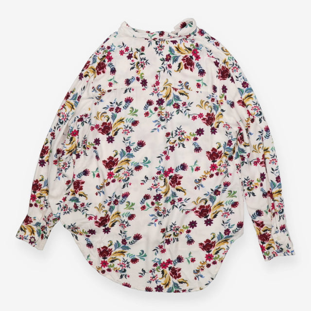 Womens Floral Print Casual Shirt Blouse
