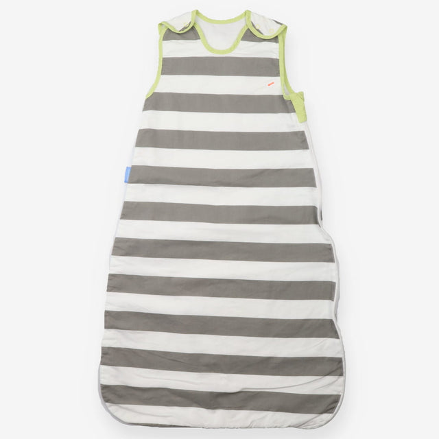Sleepingbag large grey striped green edging 1.0tog