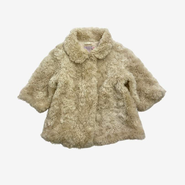 Cream Furry Jacket