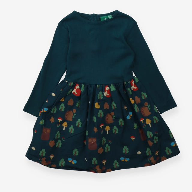 Dress Blue Half and Half Blue with Woodland and Bo