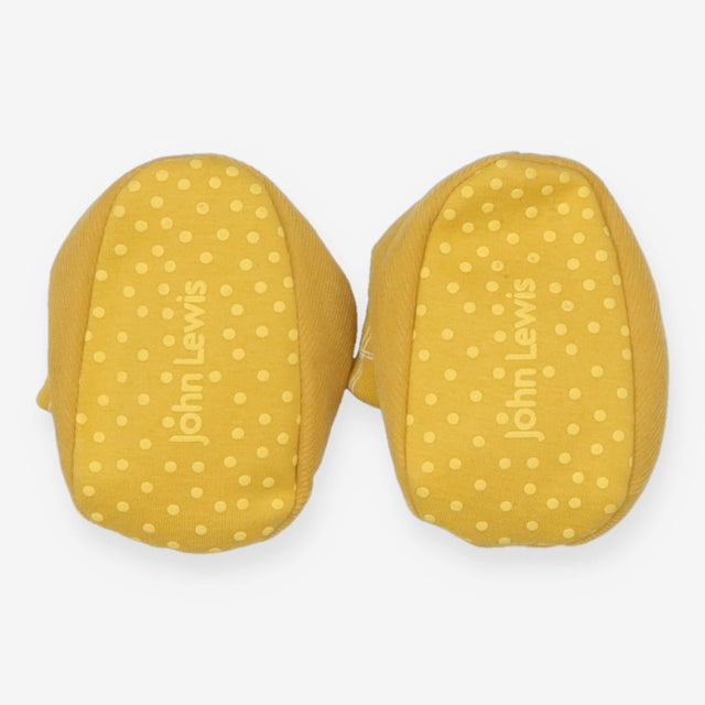 Yellow giraffe booties