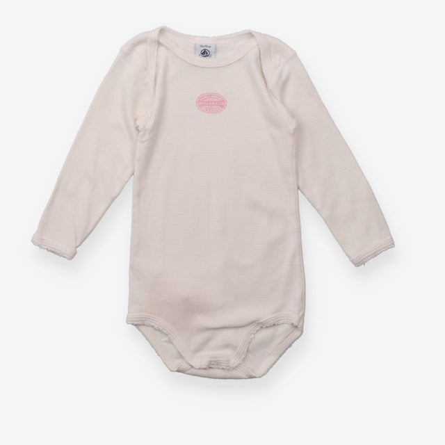 Bodysuit Light Pink and White Strip with one Pink