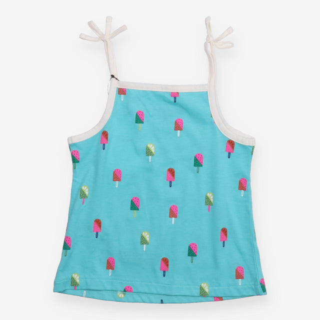 Vest top blue ice lollies