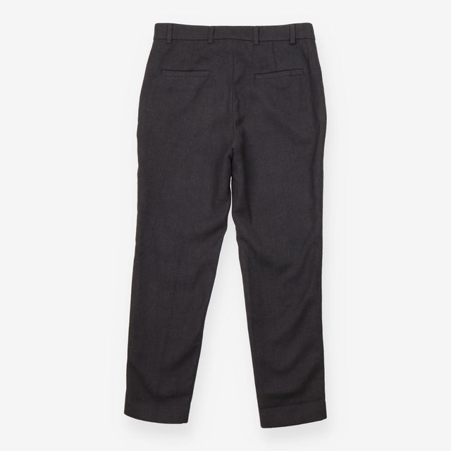 Trousers Charcoal Grey Slim Leg Tailored Smart