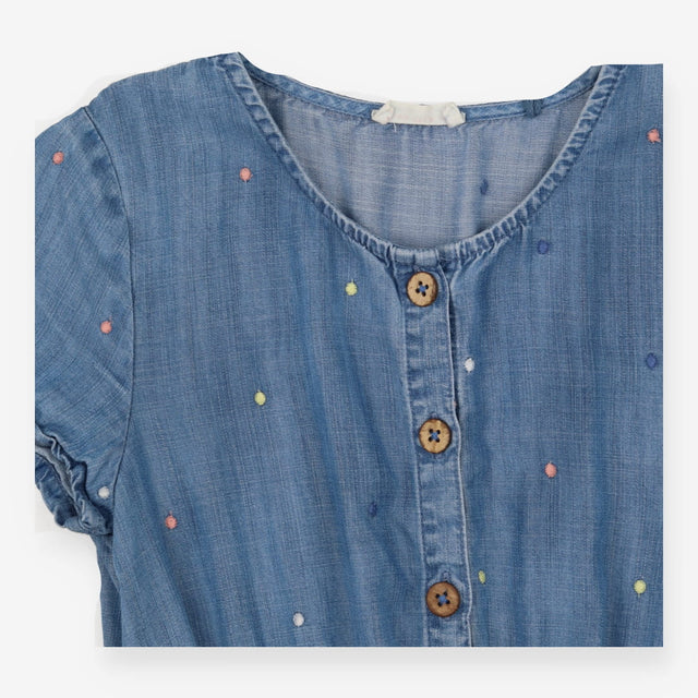 Blue Polka Dot Dress