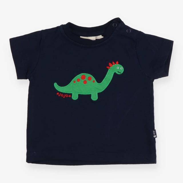 Navy T-shirt Dinosaur Applique