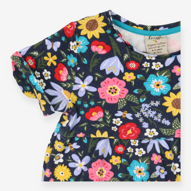 Skater dress navy floral