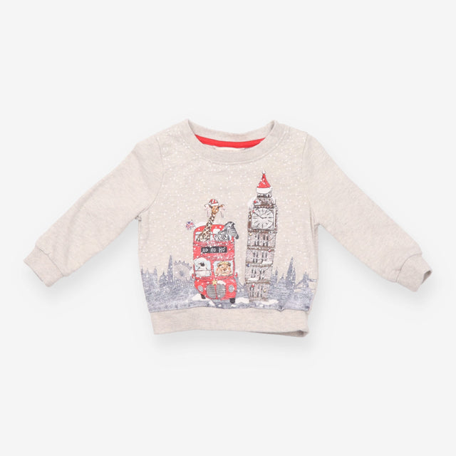 Sweatshirt grey Christmas in London