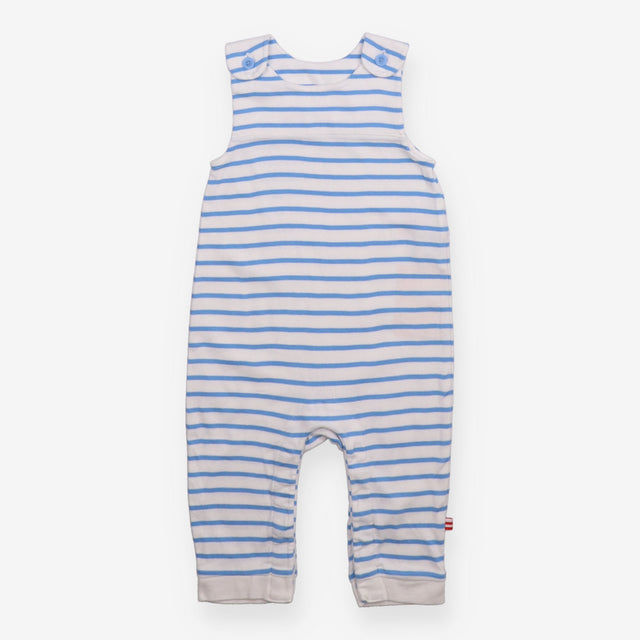 Dungaree white and blue stripe
