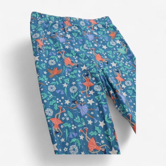 Leggings blue winter fairy