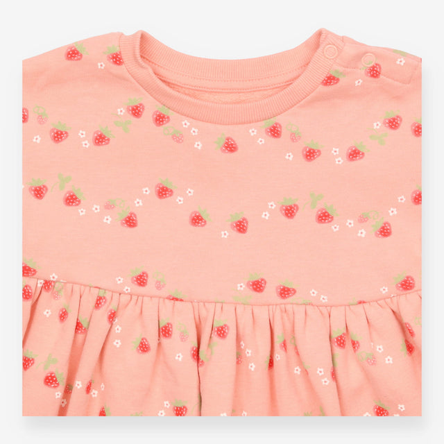 Sweater Dress long sleeve strawberry pink