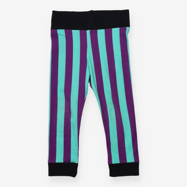 Green and Purple Striped Joggers