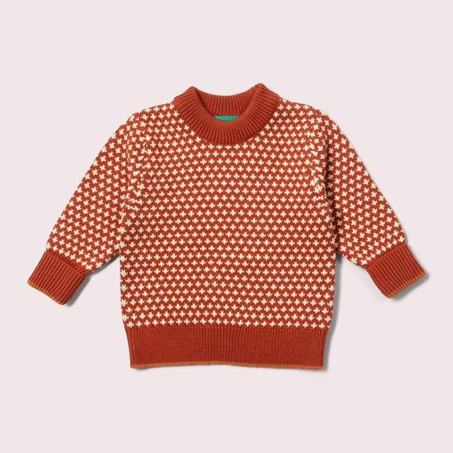 Ginger Diamonds Cosy Knitted Jumper