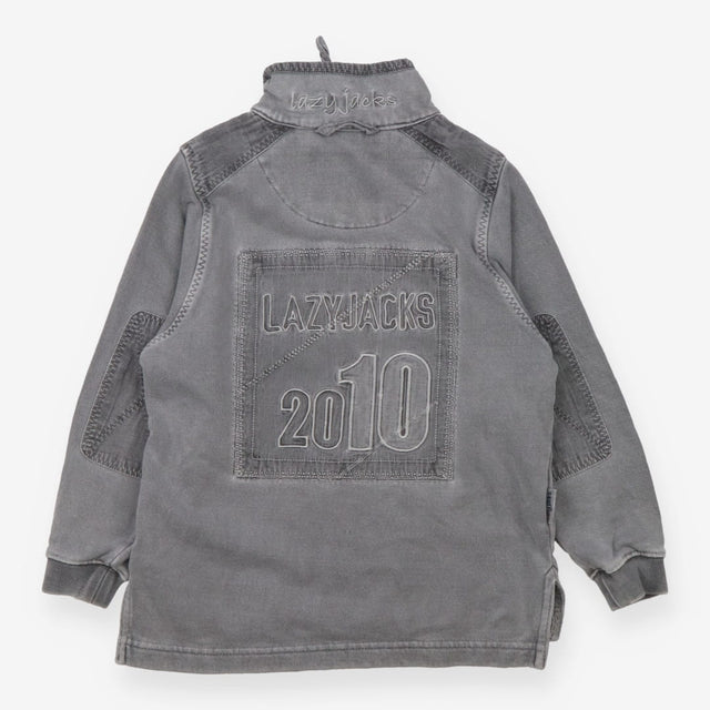 Lazy Jacks Sweater Half Zip Grey