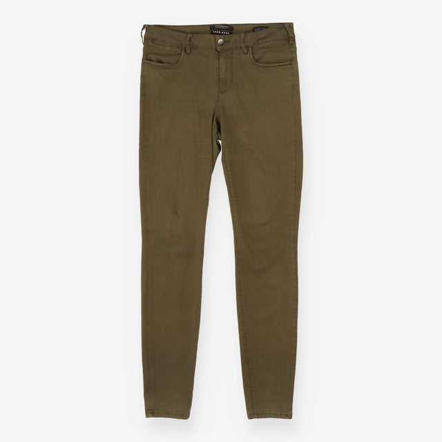 Olive Green Mid‑Rise Skinny Jeans 28 x 32