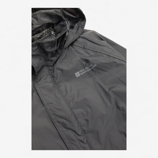 Pac a mac black hooded