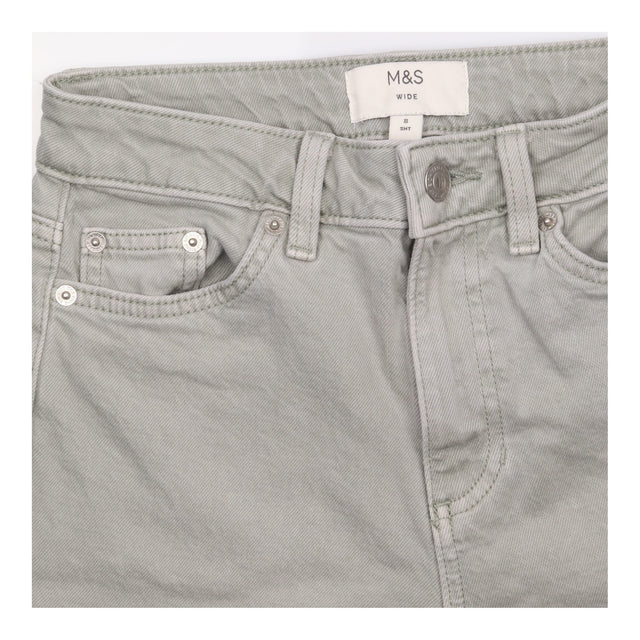 Wide Leg High Waisted Jeans Grey